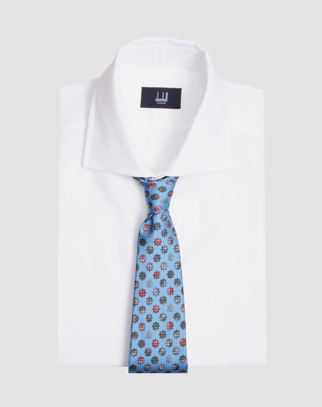DUNHILL Fading Polygons Tie PRINTED TIES Man f