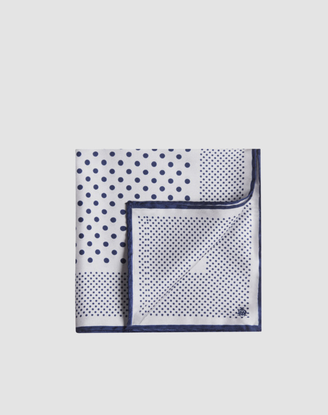 DUNHILL Polka Dot Print Pocket Square 타이 & 포켓스퀘어 남성 f