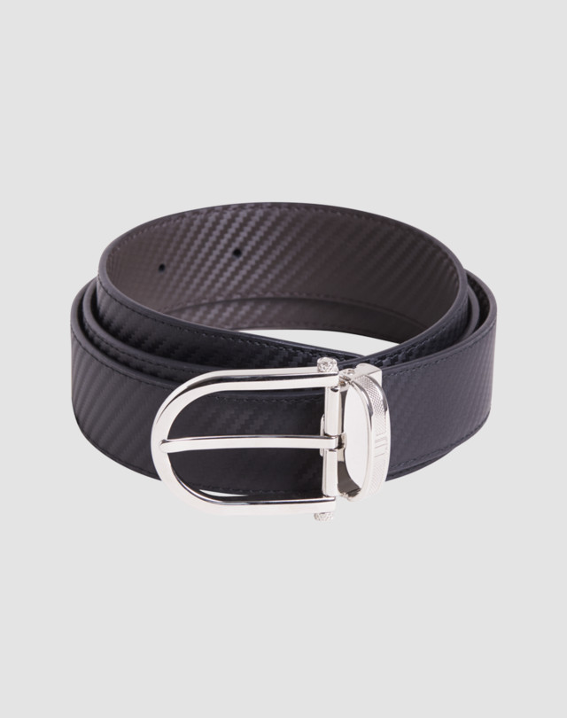 Men's Classic Reversible Buckle Chassis Leather Belt | dunhill JO ...