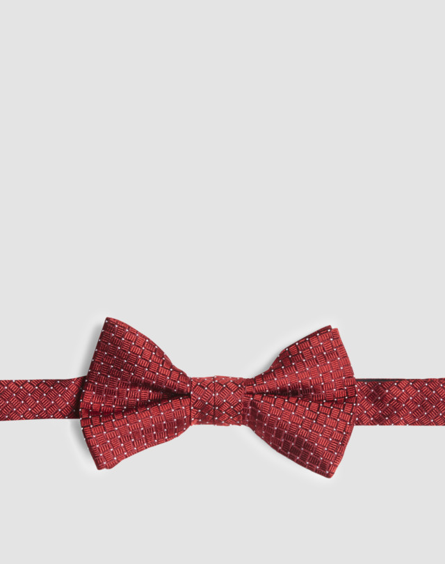 DUNHILL Hexagon Dot Silk Bow Tie BOW TIES Man f