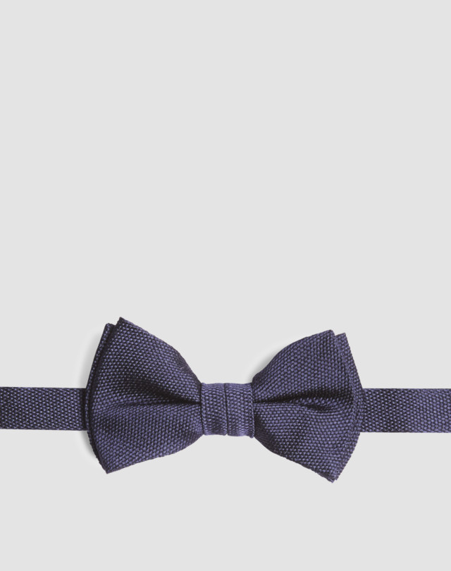 DUNHILL Textured Silk Bow Tie BOW TIES Man f