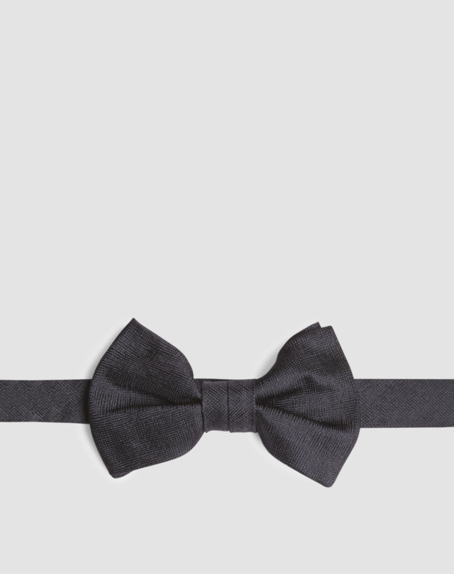 DUNHILL Structured Silk Bow Tie BOW TIES Man f