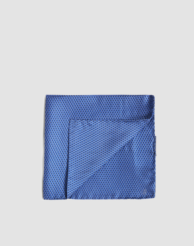 DUNHILL Pochette de costume à motif Engine Turn Cravates & Pochettes Homme f