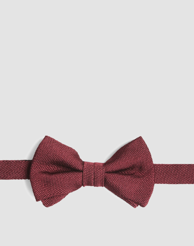 DUNHILL Textured Silk Bow Tie BOW TIES Man f