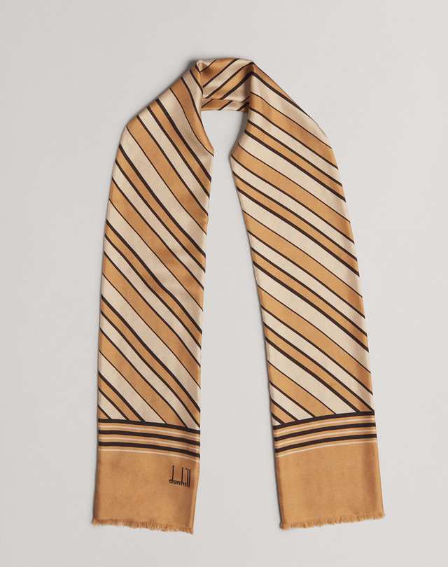 DUNHILL Printed Vintage Scarf SCARVES Man f