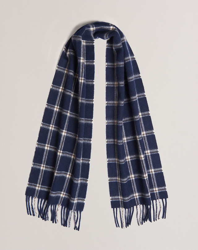 DUNHILL Tartan Wool Scarf SCARVES Man f