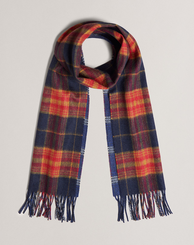 DUNHILL Double Face Check Scarf SCARVES Man f