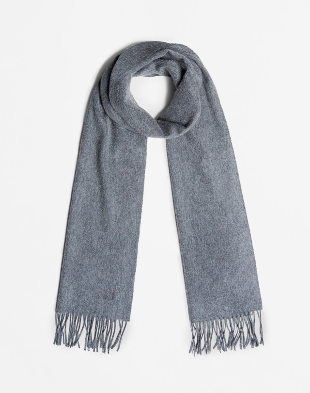 DUNHILL Tassel Edge Cashmere Scarf SCARVES Man f