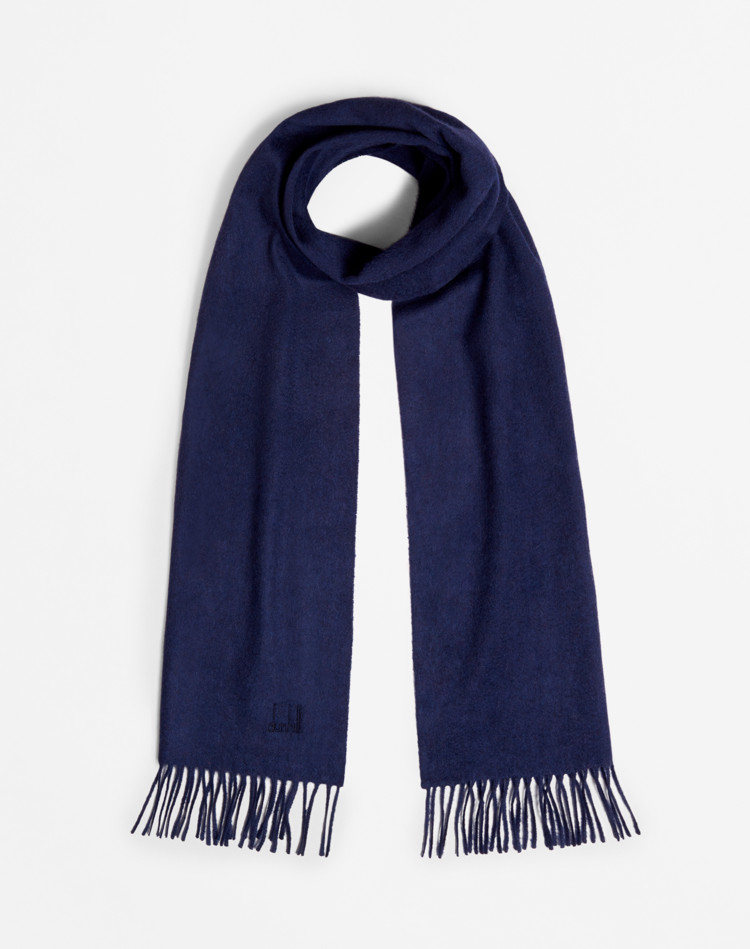 navy cashmere shawl