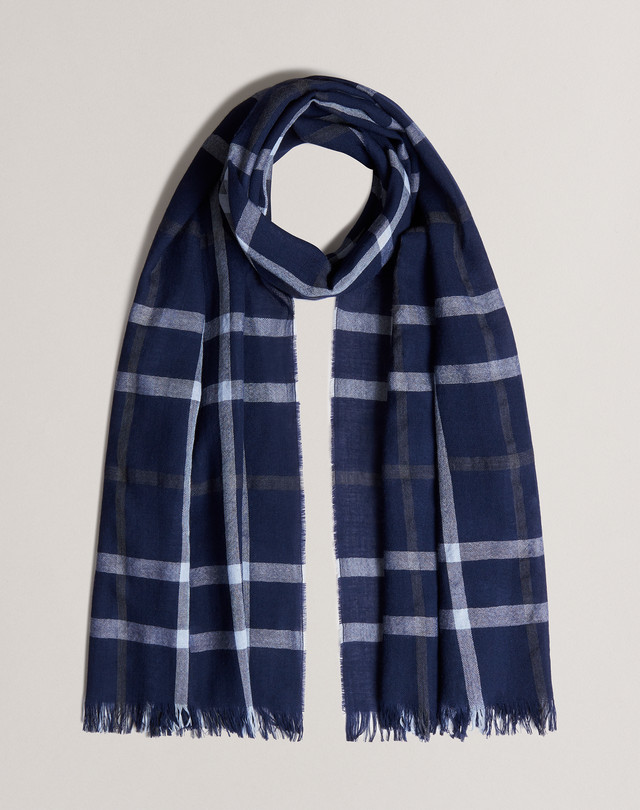 DUNHILL Lightweight Check Scarf SCARVES Man f