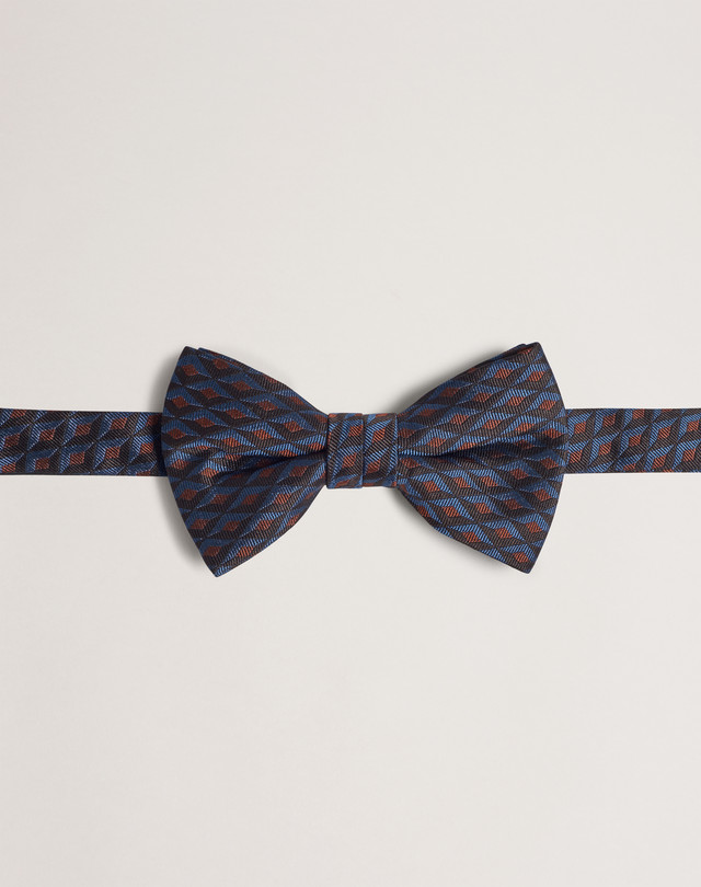 DUNHILL Engine Turn Silk Tie BOW TIES Man f