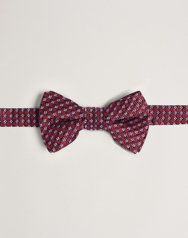DUNHILL Carbon Fibre Woven Bow Tie BOW TIES Man f