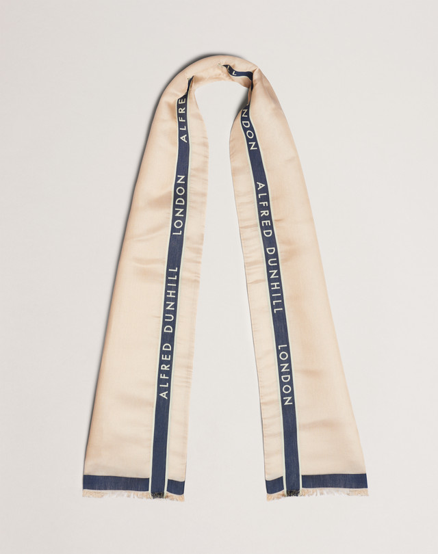 DUNHILL Woven Tubular Selvedge Scarf SCIARPE Uomo f