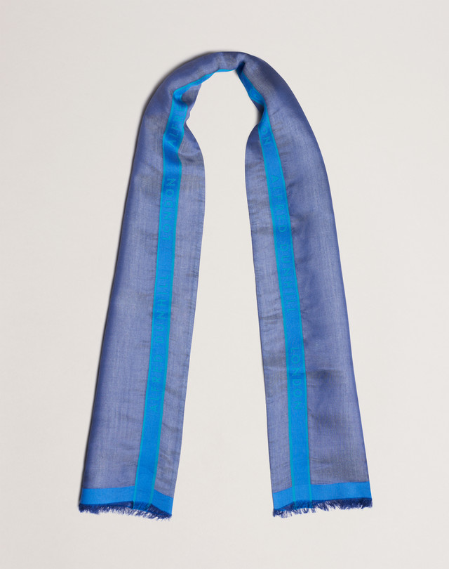 DUNHILL Écharpe tissée à lisière tubulaire ÉCHARPES Homme f