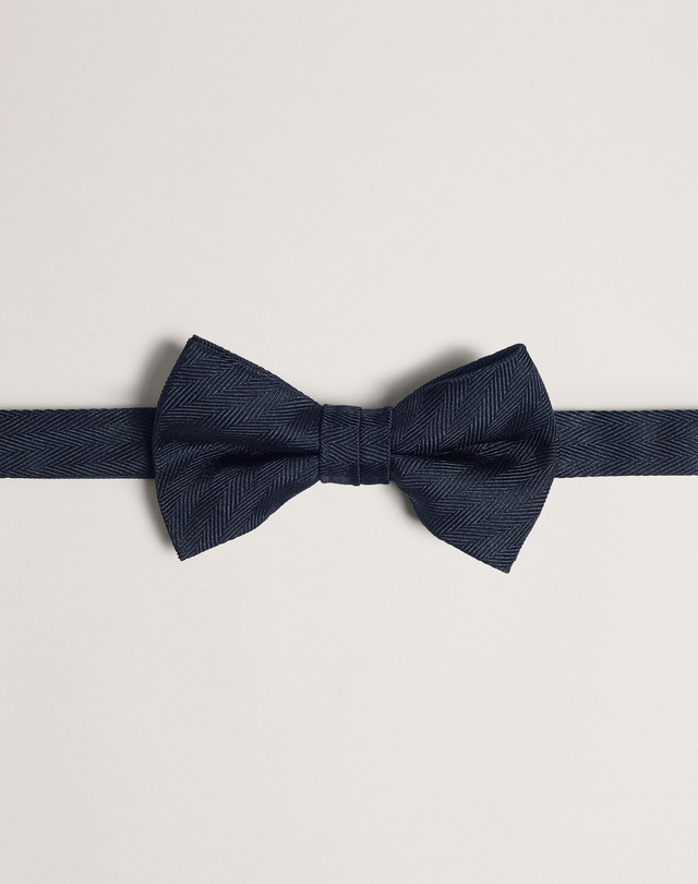 DUNHILL Herringbone Woven Bow Tie BOW TIES Man f