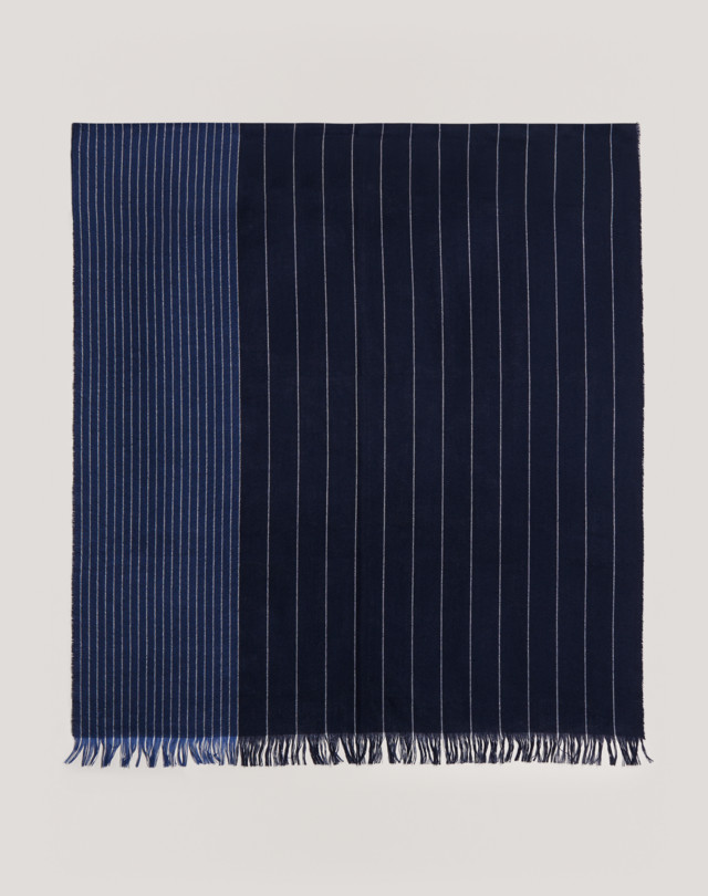 DUNHILL Engineered Pinstripe Scarf SCARVES Man f