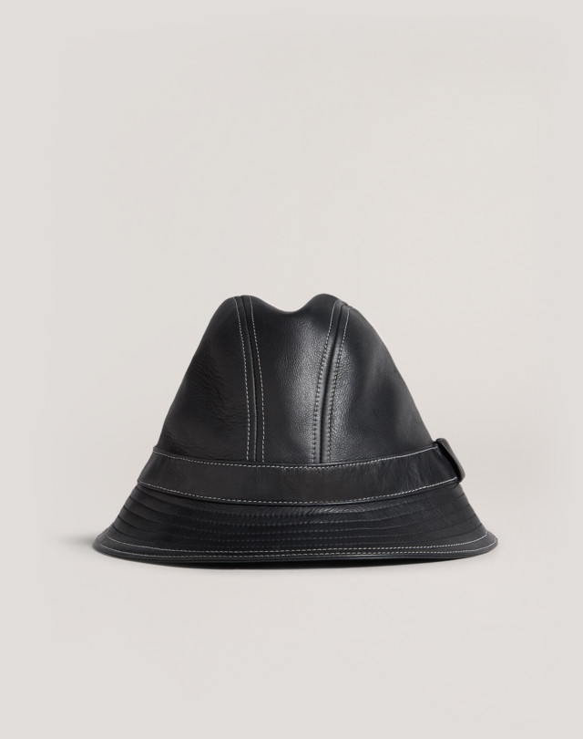 DUNHILL Leather Trilby HATS Man f