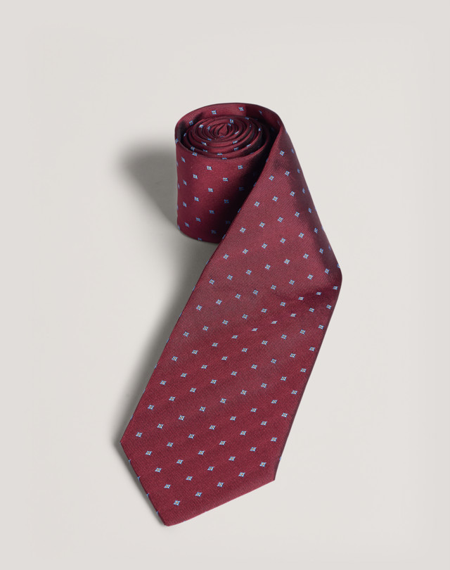 DUNHILL Neats Woven Silk Tie PRINTED TIES Man f