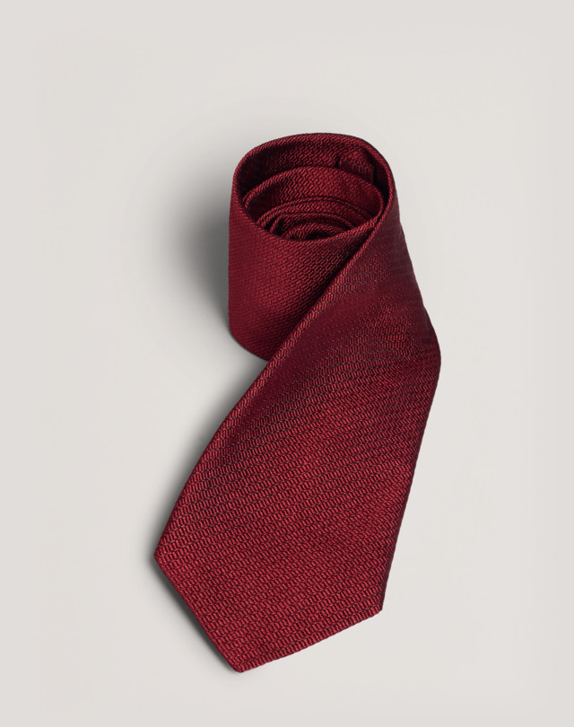 DUNHILL Archive Lighter Woven Silk Tie PLAIN TIES Man f