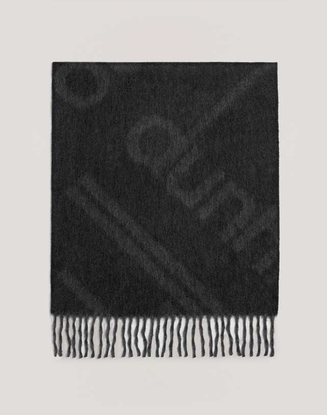 DUNHILL SIGNATURE JACQUARD SCARF SCARVES Man f