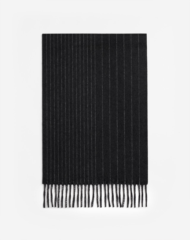 DUNHILL PINSTRIPE TO CHALKSTRIPE SCARF SCARVES Man f