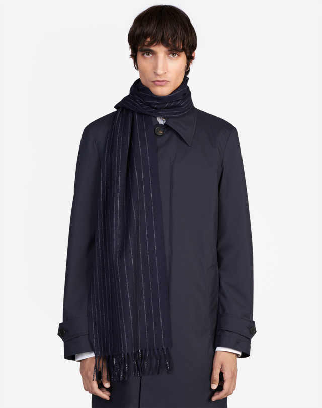 DUNHILL PINSTRIPE TO CHALKSTRIPE SCARF SCARVES Man d