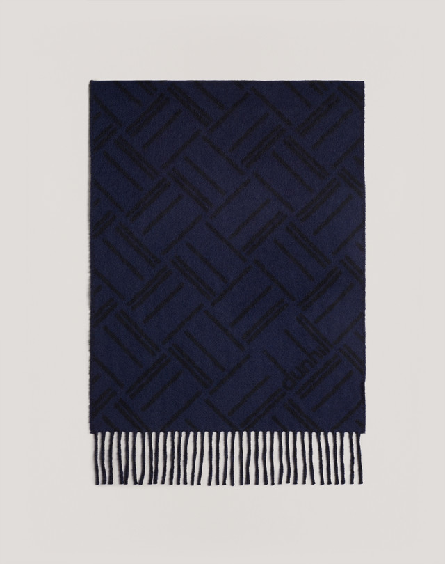 DUNHILL SIGNATURE CASHMERE WOOL SCARF SCARVES Man f