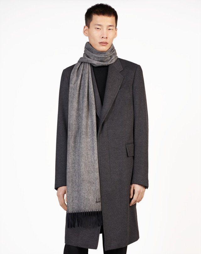 DUNHILL ENGINEERED HERRINGBONE SCARF SCARVES Man r