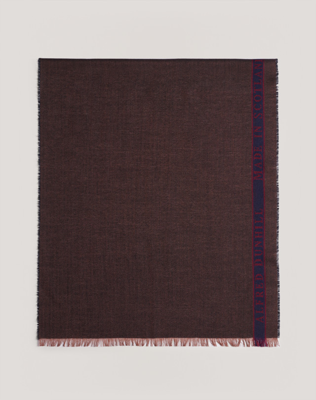DUNHILL LIGHTWEIGHT SELVEDGE SCARF SCARVES Man f
