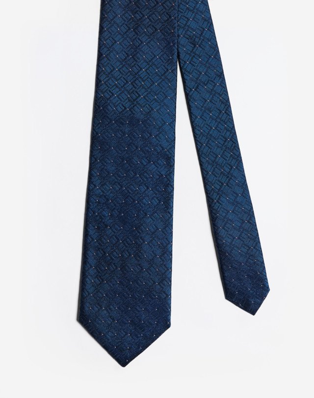 新品 ダンヒル dunhill ネクタイ シグネチャー ポルカドット ブルー