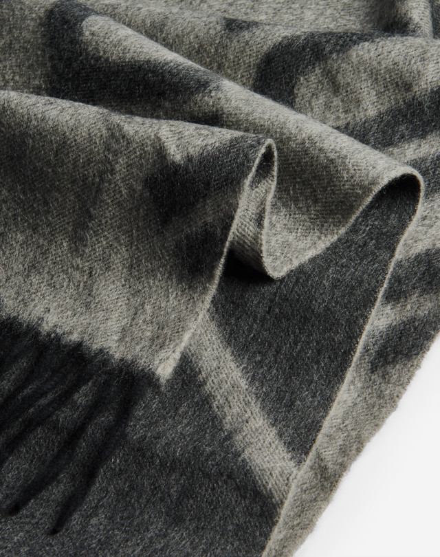 DUNHILL SIGNATURE JACQUARD CASHMERE SCARF SCARVES Man r