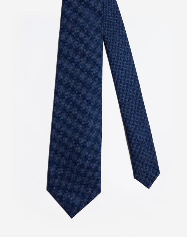 DUNHILL GEOMETRIC TEXTURE TIE Tie Man f
