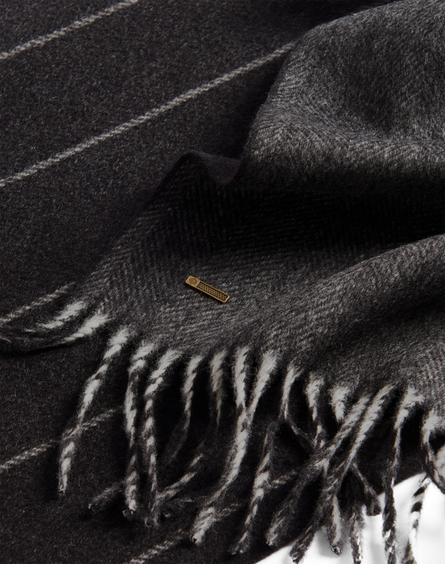 DUNHILL DOUBLE FACE CASHMERE D SCARF SCARVES Man r