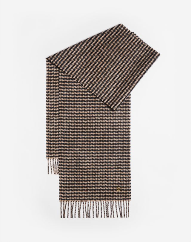 メンズ ハウンドトゥース カシミア D スカーフ | dunhill JP