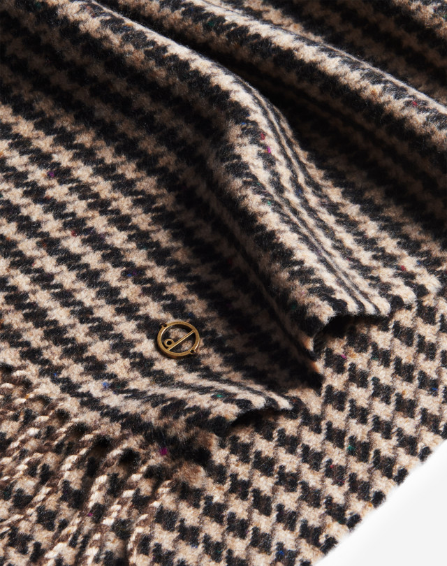 DUNHILL HOUNDSTOOTH CASHMERE D SCARF SCARVES Man r
