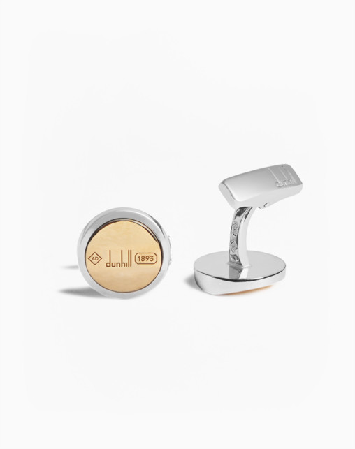ダンヒル カフスボタン|シルバー&ゴールド|dunhill JP ダンヒル カフスボタン|シルバー&ゴールド|dunhill JP