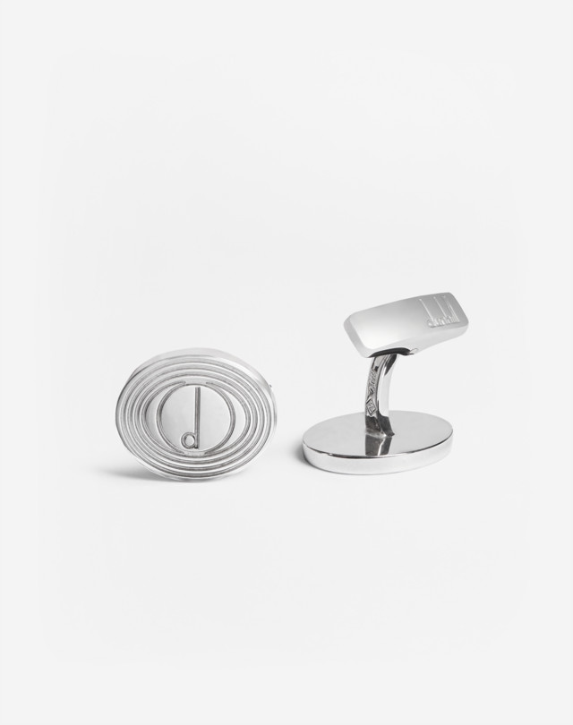 DUNHILL D OVAL CUFFLINKS CUFFLINKS Man f