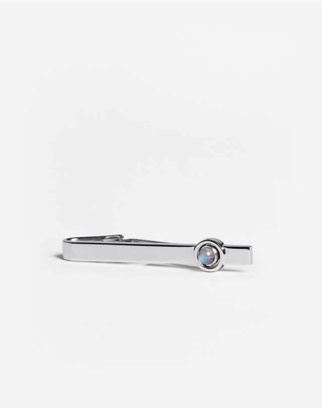 DUNHILL LABRADORITE GYRO TIEBAR Tiebars & Lapel Pins Man f