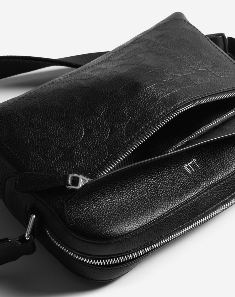 Men's Black Dunhill Belgrave Optical Coin Purse