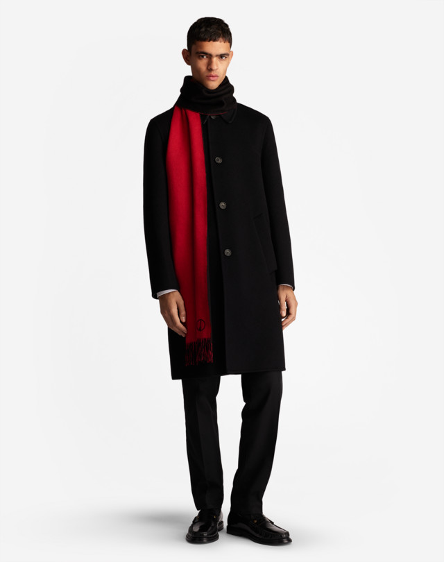 DUNHILL DOUBLE FACE CASHMERE D SCARF SCARVES Man d