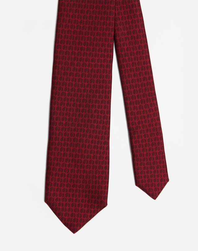 DUNHILL D PRINTED TIE Tie Man f