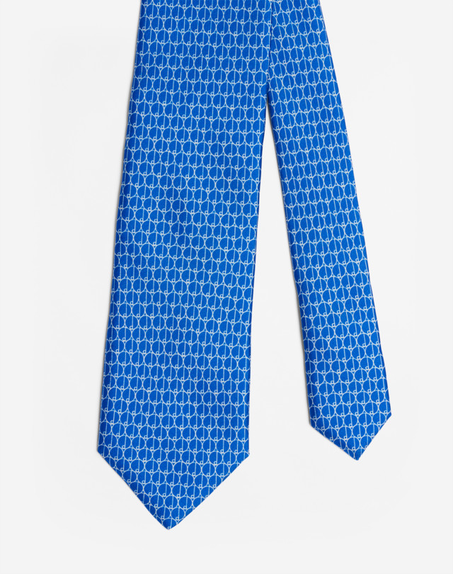 DUNHILL D PRINTED TIE Tie Man f