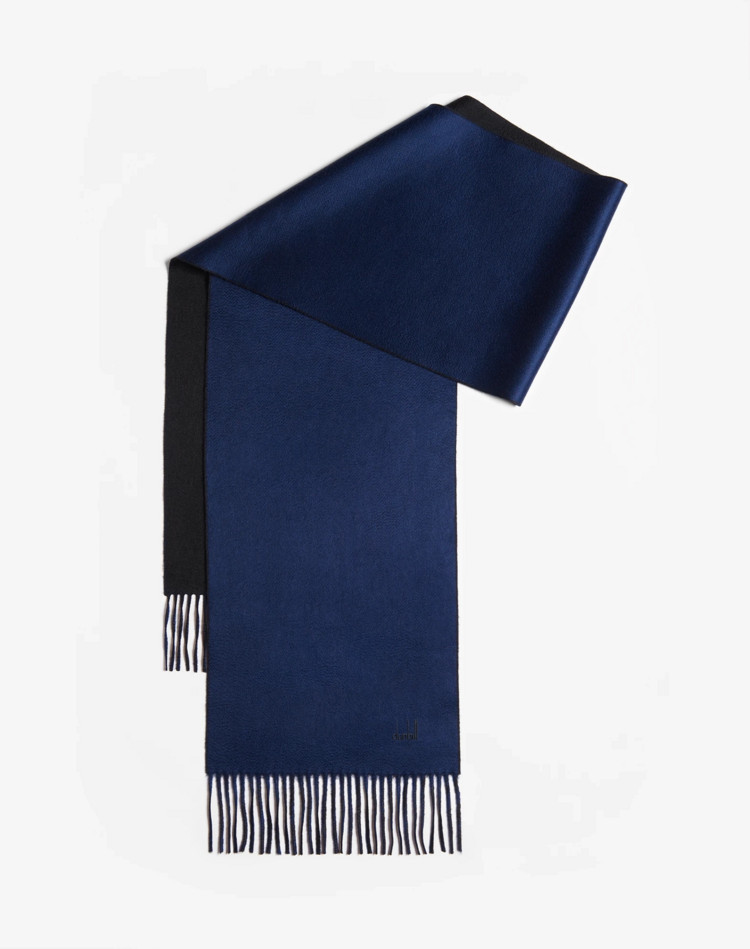 DUNHILL SCARVES Man Cashmere Double Face Scarf f