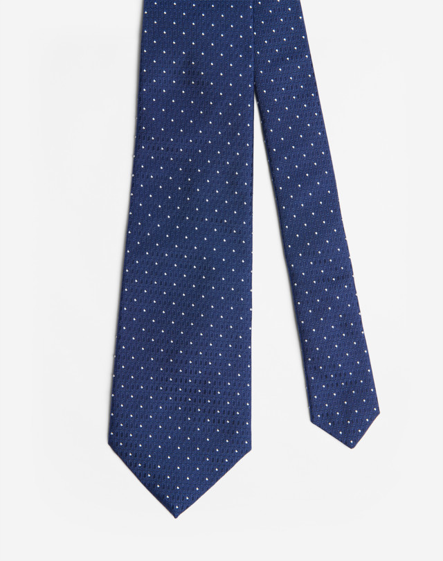 DUNHILL Dunhill D Polka Dot Tie 8Cm WOVEN TIES Man f