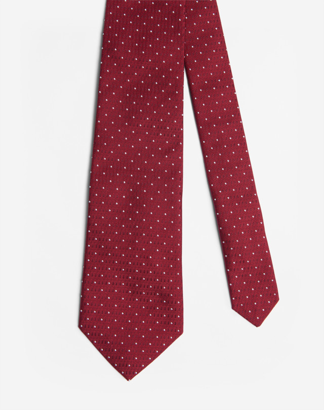 DUNHILL Dunhill D Polka Dot Tie 8 cm WOVEN TIES Man f