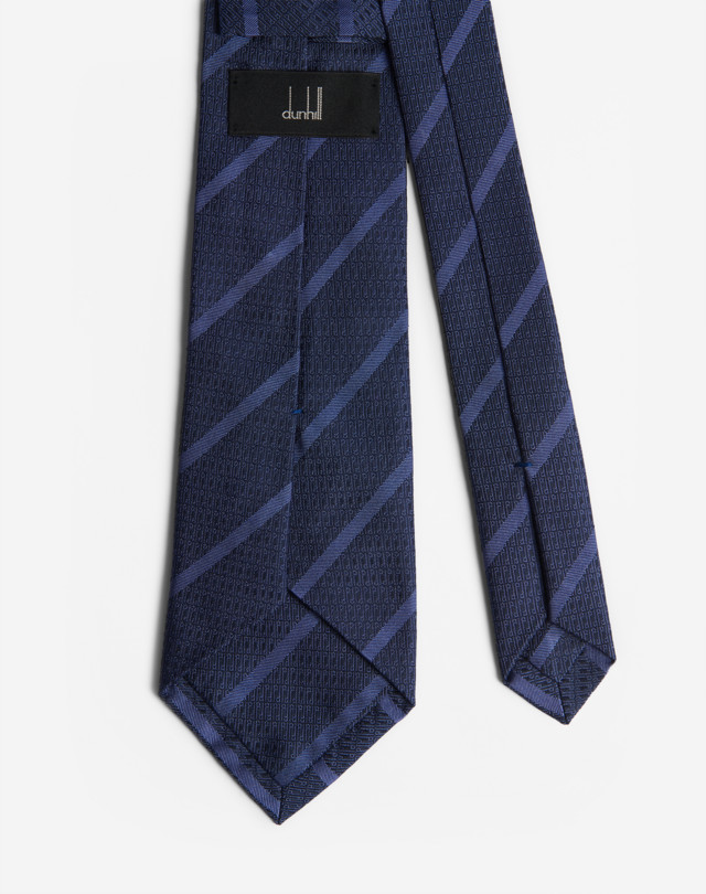 DUNHILL DUNHILL D STRIPE TIE 8CM WOVEN TIES Man r