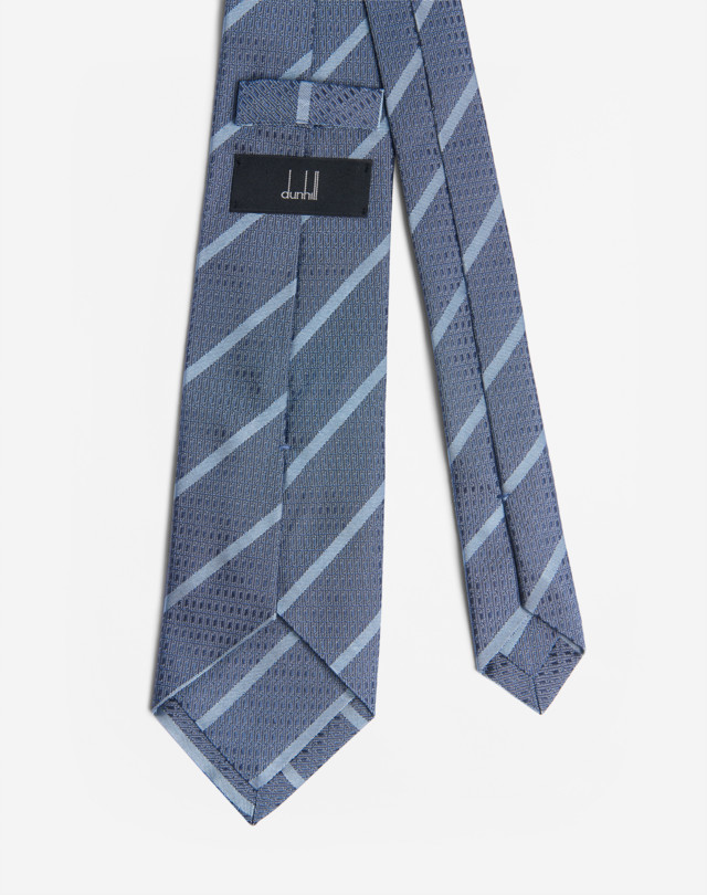 DUNHILL DUNHILL D STRIPE TIE 8CM WOVEN TIES Man r