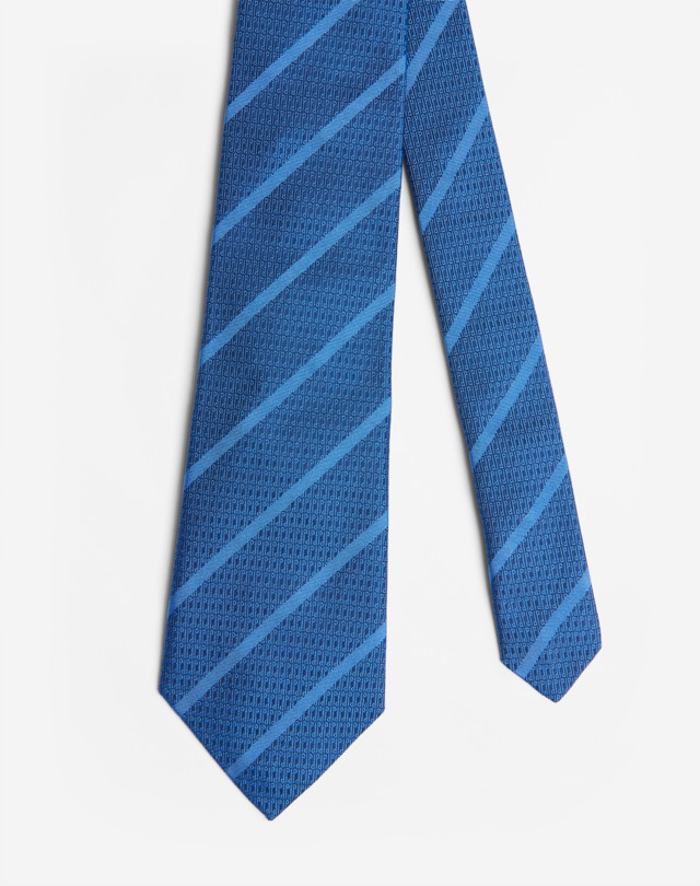 DUNHILL Dunhill D Stripe Tie 8 cm WOVEN TIES Man f
