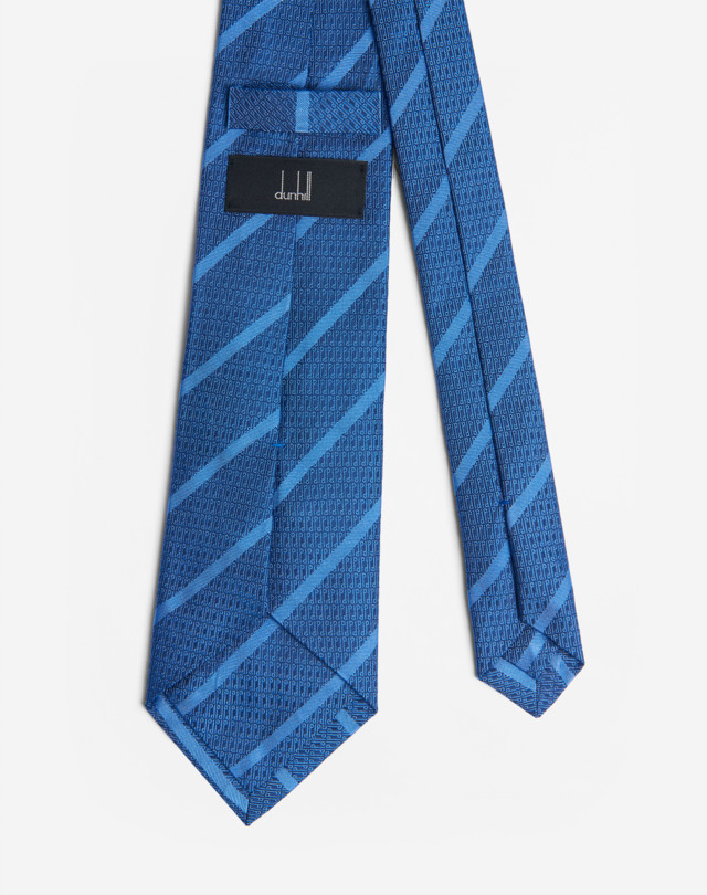 DUNHILL DUNHILL D STRIPE TIE 8CM WOVEN TIES Man r