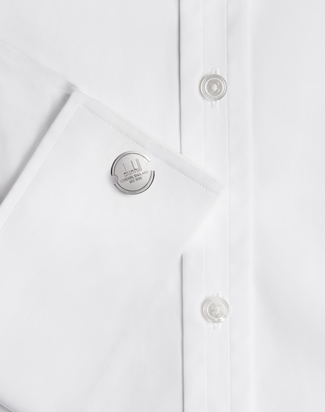 DUNHILL CUFFLINKS LEGACY RIVET SIL CUFFLINKS Man d